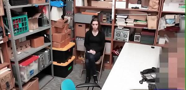  Skinny Teen Shoplyfter Is Made To Strip And Spread Her Legs In Back Office Search